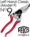 Felco Left Handed Secateurs 9 (Classic L/H) -30L133