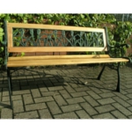 Rolleston Tulip 2 Seater Cast Iron Garden Bench
