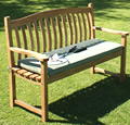 Westminster 3-Seater Curved Back Garden Bench