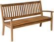 Canterbury 5ft Wave Back Bench