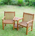 Hardwood Duffield Love Seat
