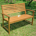 Hardwood Boston 2 Seater Garden Bench