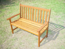 Hardwood Chaucer 2 Seater Garden Bench
