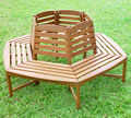 Hardwood Circular Tree Bench Seat