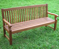 Hardwood Duffield 3 Seater Garden Bench