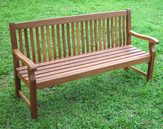 Hardwood Duffield 3 Seater Garden Bench