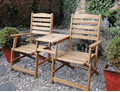 Hardwood Folding Companion Bench