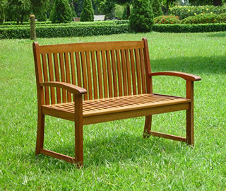 Hardwood Kingston 2 Seater Garden Bench