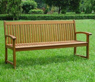 Hardwood Kingston 3 Seater Garden Bench