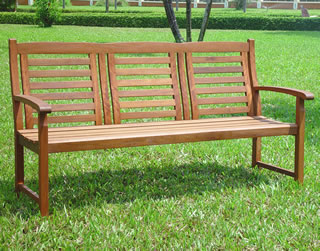 Hardwood Westbury 3 Seater Garden Bench