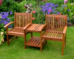 Hardwood Kingston Straight Companion Bench