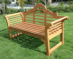 Lutyens Bench 3 Seater FSC Wood