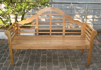 Oak Lutyens 2 Seater Garden Bench