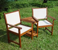 Cream Textaline Harwood Companion Bench