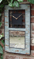 Churton Garden Clock & Mirror