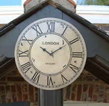 Beige London Clock