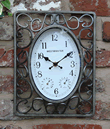 Harrogate Scroll Garden Clock