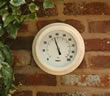 White Antique Hygrometer