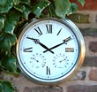Stainless Steel Garden Clock