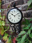 Hampton Garden Clock & Thermometer