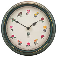 RHS British Garden Roses Clock