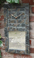 Rossett Garden Clock & Mirror