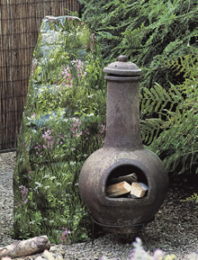 Chimenea Cover - Long Grass