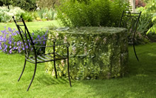 Camouflage Circular Table Cover - Long Grass