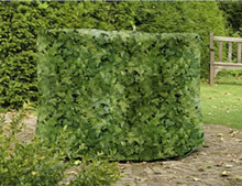 Camouflage Small Round Patio Furniture Cover - Evergreen