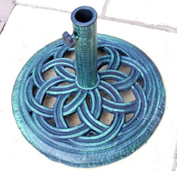 Cast Iron Round Scroll Parasol Base