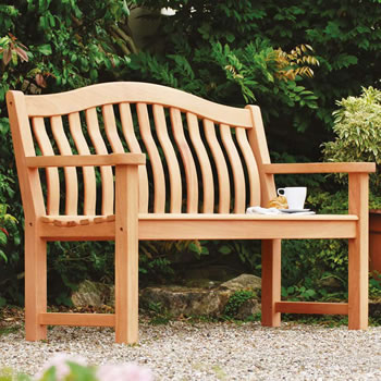 Image of Mahogany Turnberry 5ft FSC Garden Bench from Alexander Rose