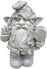 Maxwell Gnome with Mallet Garden Ornament