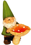Garden Gnomes - Woodland Wilf Feeds the Birds Ornament
