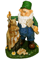 Garden Gnomes - Woodland Wilf Gets Sculpting Ornament