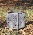 Square Galvanised Garden Incinerator