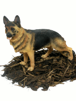 Miniature Alsatian - Dog Resin Garden Ornament