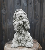 Begging Dog Stone Garden Ornaments