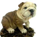 Bulldog - Dog Resin Garden Ornament