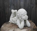 Daydream Girl Stone Garden Ornament Statue
