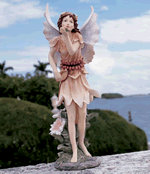 Fairy of Stratford: Blowing a Kiss Garden Ornament