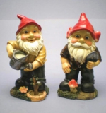 Garden Gnomes - Gulliver and Mushroonie
