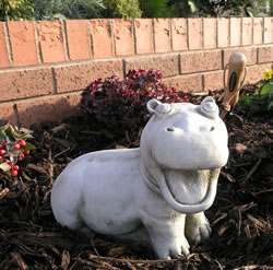 Happy Henry Hippo Garden Ornament Statue