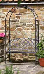 Lattice Garden Arch With Seat