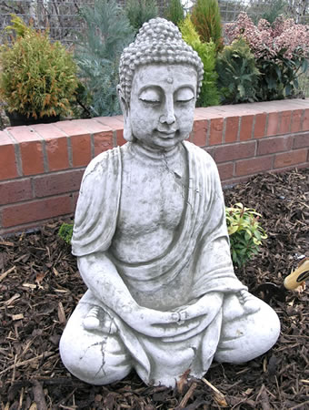 Image of Extra Large Stone Buddha Garden Ornament - BD29