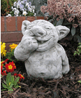 Nose Picker Gargoyle Stone Ornament
