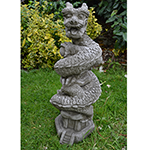 Oriental Dragon Pagoda Garden Statue
