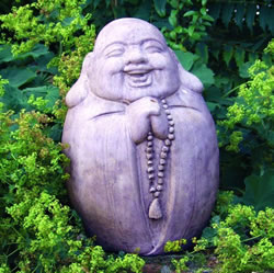 Praying Buddha Stone Garden Ornament Statue