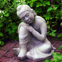 Resting Buddha Stone Garden Ornament