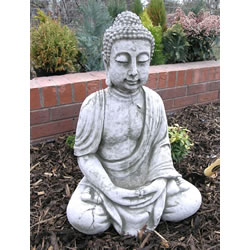 Small Image of Extra Large Stone Buddha Garden Ornament - BD29