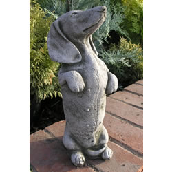 Small Image of Kippy The Dachshund Garden Ornament Statue
